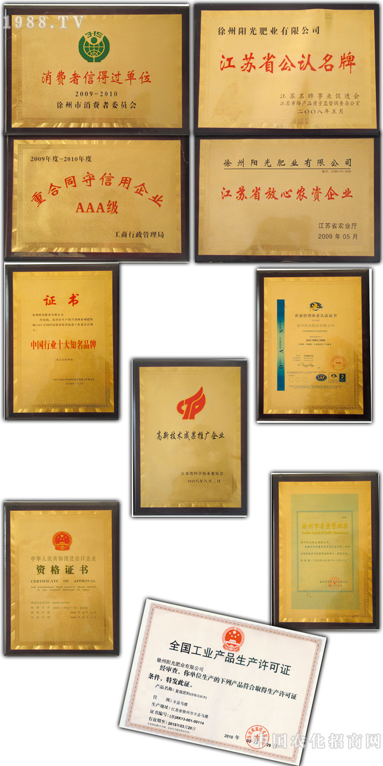 江蘇陽(yáng)光肥業(yè)有限公司