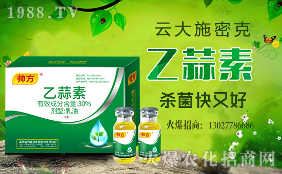 乙蒜素農(nóng)藥有什么用?乙蒜素這么使用效果真是逆天了!