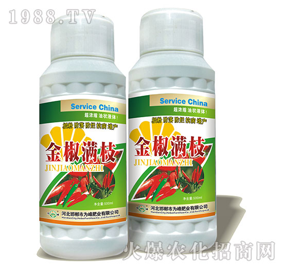 金椒滿(mǎn)枝-辣椒葉面肥-為峰
