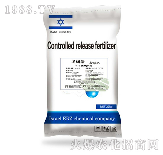 易潤澤控釋肥15-6-24+MgO+TE-九星惠農(nóng)