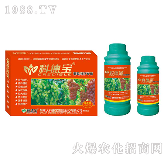 葡萄、提子專用營養(yǎng)增產(chǎn)調(diào)理劑-科德寶