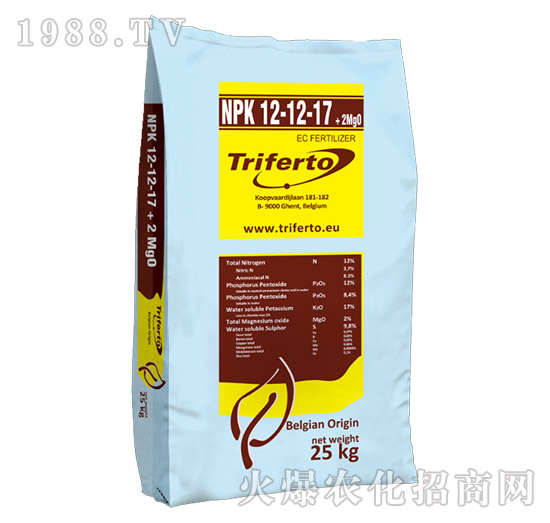 原裝進口高濃度復(fù)合肥12-12-17+2mgo-壯錦