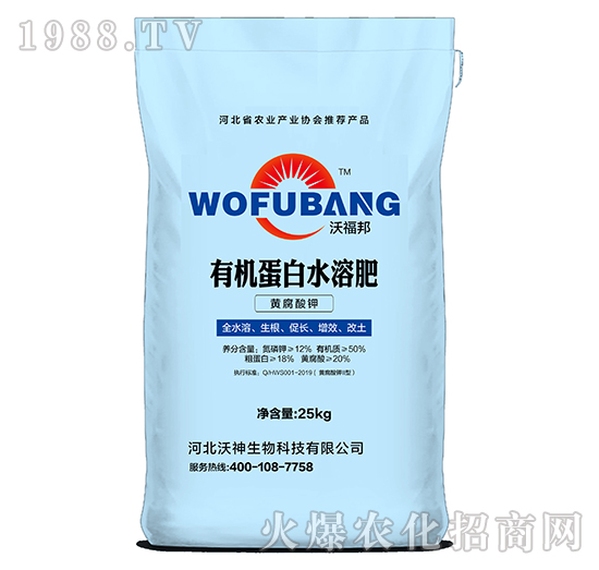 黃腐酸鉀有機蛋白水溶肥-沃神生物