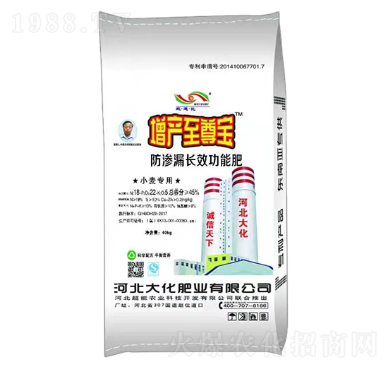 小麥專用防滲漏長效功能肥-增產寶-大化肥業(yè)