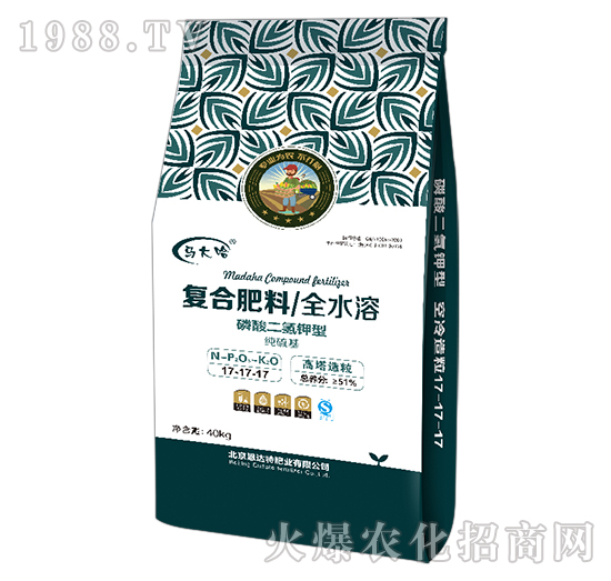 純硫基磷酸二氫鉀型復合肥料17-17-17-馬大哈