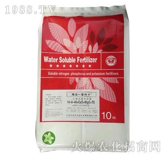 大量元素水溶肥14-6-40+CaO+MgO+TE-普洛特