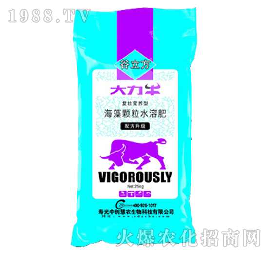 復壯營養(yǎng)型海藻顆粒水溶肥-大力牛-谷立方-中創(chuàng)慧農