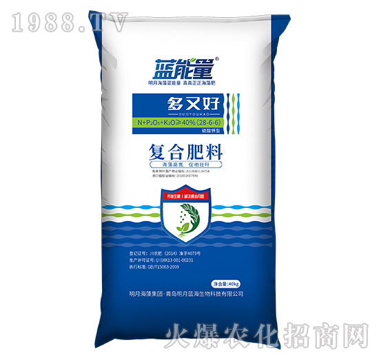 硫酸鉀型復(fù)合肥料28-6-6-多又好-藍(lán)能量