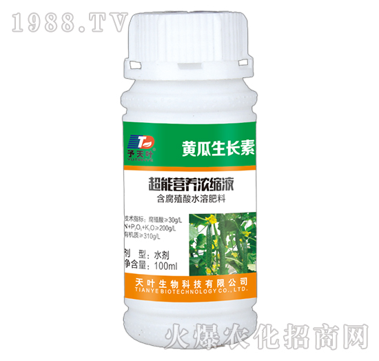 超能營(yíng)養(yǎng)濃縮液-黃瓜生長(zhǎng)素-天葉生物