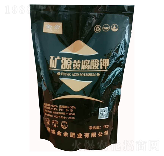 礦源黃腐酸鉀-金余