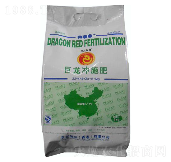 巨龍沖施肥22-4-6+Zn+B+Mg-正旺農(nóng)肥
