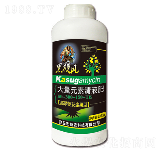 1300g大量元素清液肥50-300-150+TE-黑旋風(fēng)-新農(nóng)