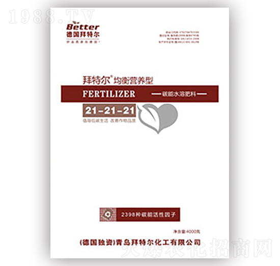 均衡營養(yǎng)型21-21-21-拜特爾