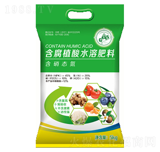 含腐殖酸水溶肥料（綠）-新農科