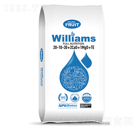 大量元素水溶肥料20-10-30+2CaO+1MgO+TE-微廉仕-仕姆肥料