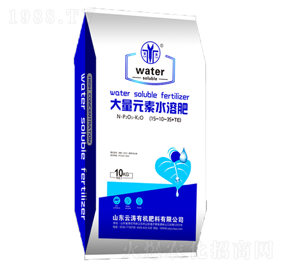 大量元素水溶肥15-10-35+TE-云濤