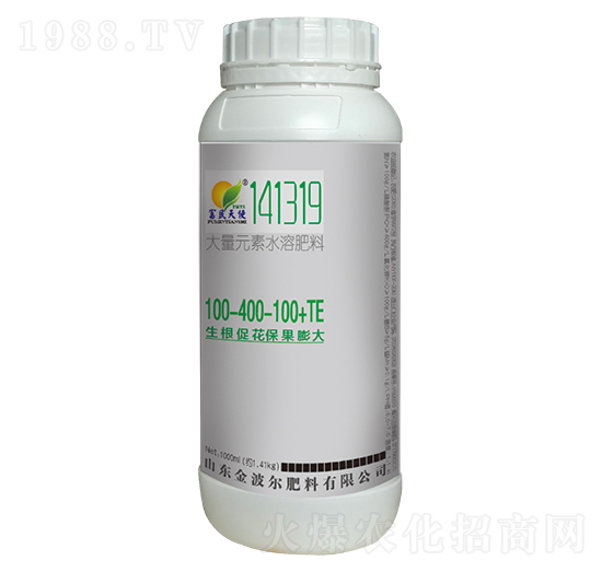 大量元素水溶肥料100-400-100+TE-金波爾