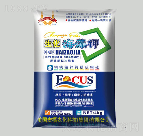 4kg生化海藻鉀-神農肥業(yè)