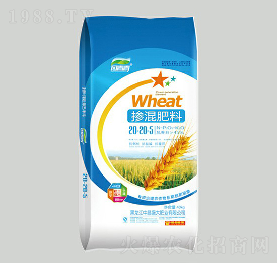 小麥專用摻混肥料20-20-5-因青青-神農肥業(yè)