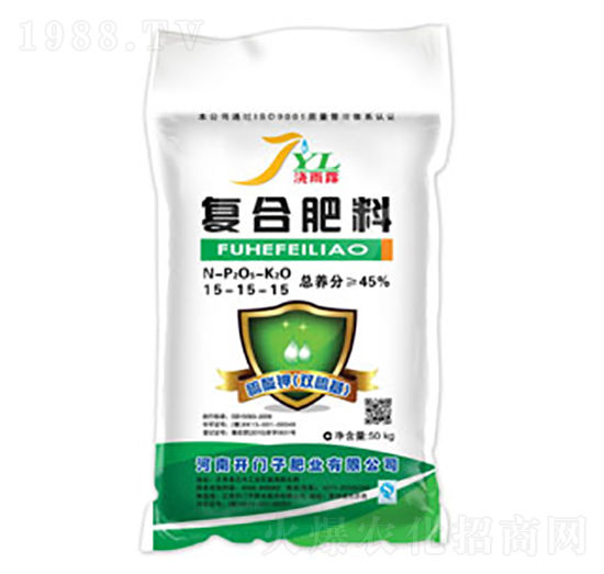 硫酸鉀復(fù)合肥料15-15-15-澆雨露-開(kāi)門(mén)子