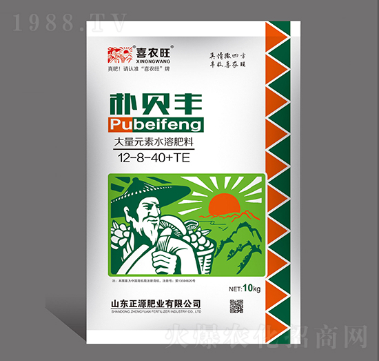 大量元素水溶肥料12-8-40+TE-喜農旺-樸貝豐-正源肥業(yè)