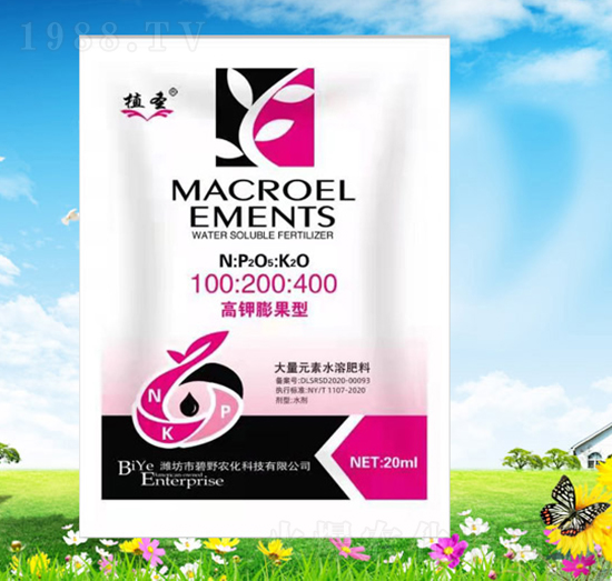 高鉀膨果型大量元素水溶肥-植圣-碧野農化