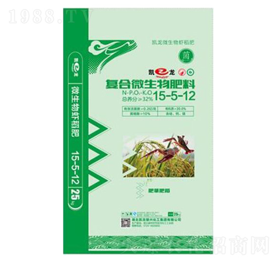 蝦稻專用復合微生物肥料15-5-12-凱龍化工