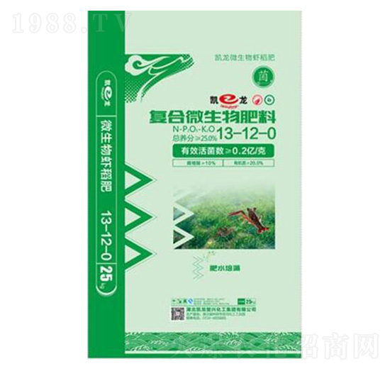蝦稻專用復合微生物肥料13-12-0-凱龍化工