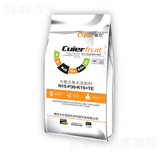 大量元素水溶肥15-30-15+TE-東方潤澤