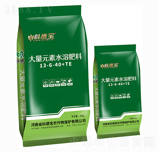 大量元素水溶肥料13-6-40+TE 科德寶