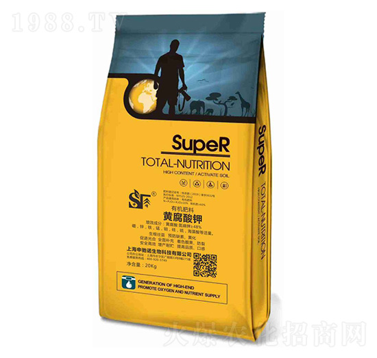 20kg黃腐酸鉀有機(jī)肥料 申馳諾