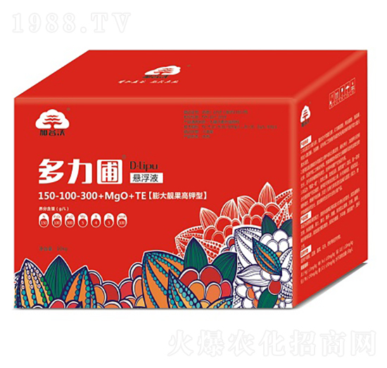膨大靚果高鉀型懸浮肥150-100-300+MgO+TE 多力圃 加谷沃