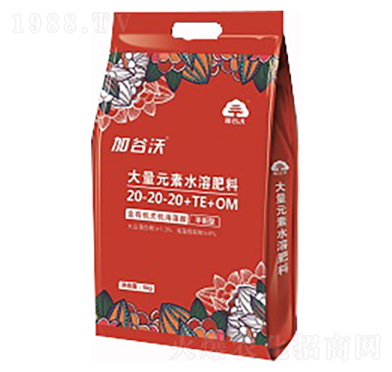 平衡型大量元素水溶肥20-20-20+TE+OM 加谷沃