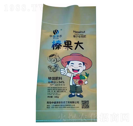 摻混肥料16-6-12 榛果大 中盛澤農