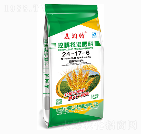 控釋摻混肥料24-17-6-美潤(rùn)特-金鑰匙