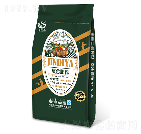 純硫酸鉀復(fù)合肥料17-5-23-金帝亞