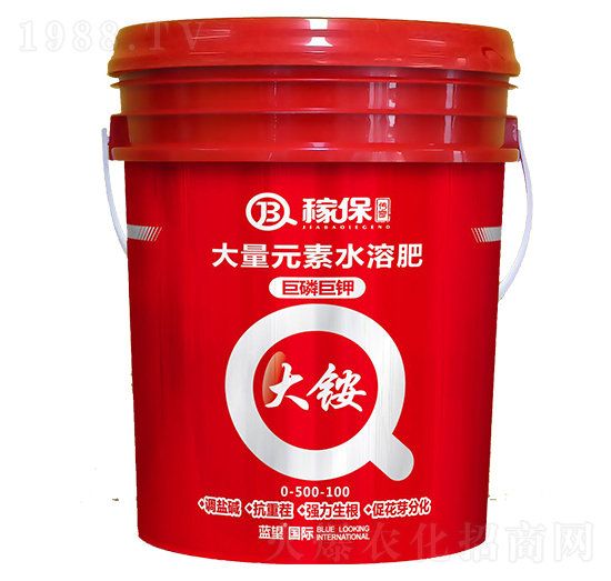 大量元素水溶肥0-500-100-稼保傳奇-藍望國際