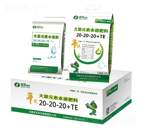 大量元素水溶肥20-20-20+TE-豐樂肥業(yè)