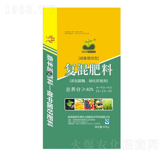 凹凸沃減量增效型復(fù)混肥料15-15-10-鼎豐源