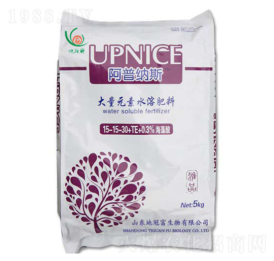 大量元素水溶肥料15-15-30+TE-阿普納斯-地冠富