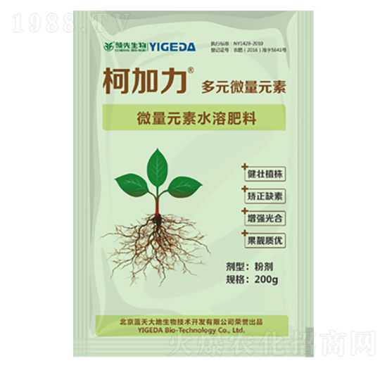 微量元素水溶肥料-柯加力®多元微量元素