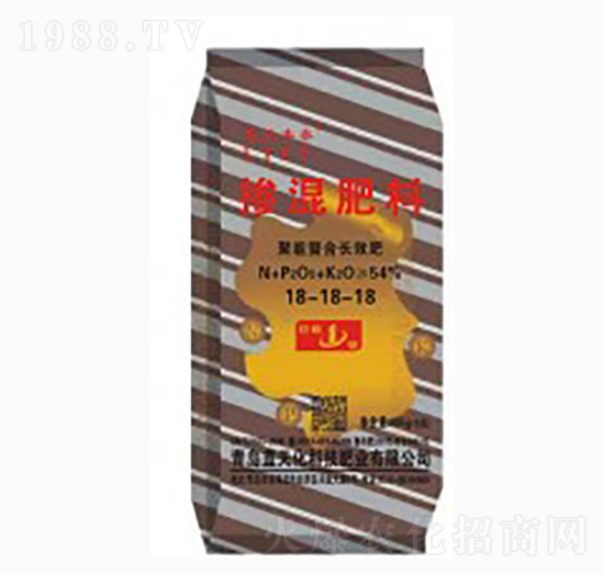 聚能螯合長(zhǎng)效肥-復(fù)合肥料18-18-18-藍(lán)天豐泰