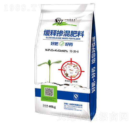 緩釋摻混肥料15-20-5-一化肥料