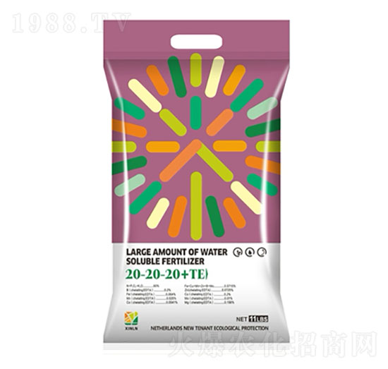 大量元素水溶肥料20-20-20+TE-新俐農(nóng)