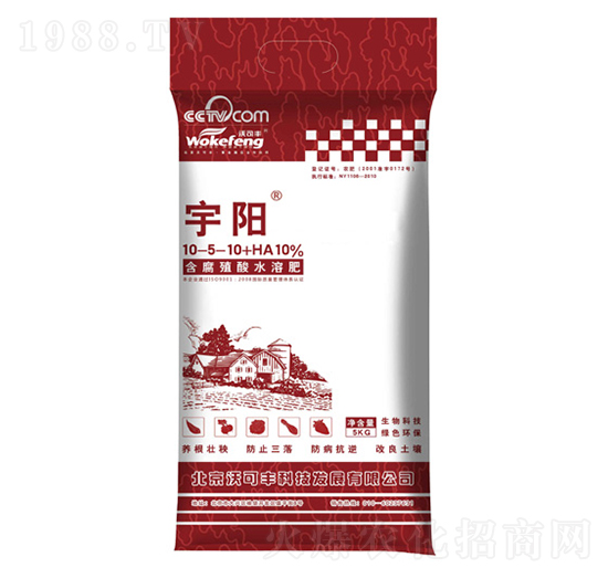 宇陽(yáng)腐殖酸水溶肥10-5-10+HA-沃可豐
