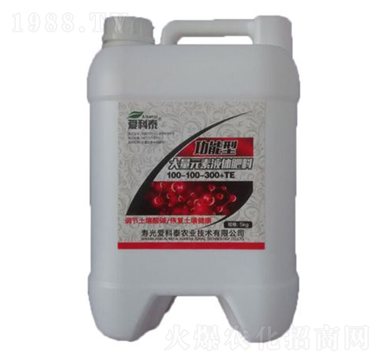 功能型大量元素水溶肥料100-100-300+TE-愛(ài)科泰