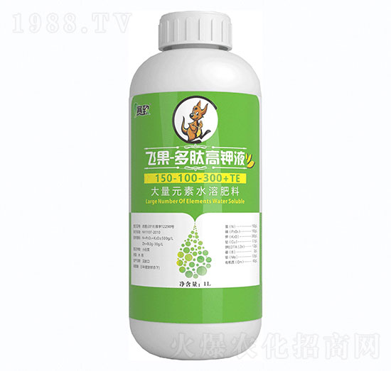大量元素水溶肥150-100-300+TE-飛果-多肽高鉀液-賽致-格新農業(yè)