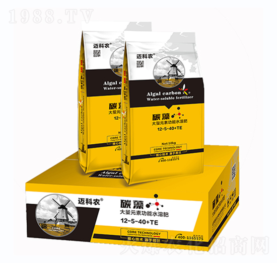 碳藻·大量元素水溶肥12-5-40+TE-邁科農(nóng)-鑫垚生物