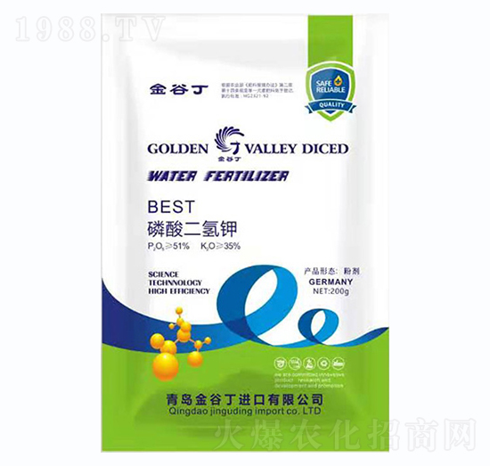 200g磷酸二氫鉀0-52-34（粉劑）-金谷丁