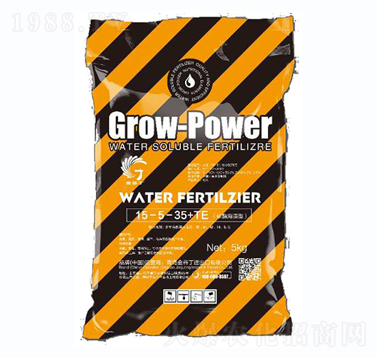 大量元素水溶肥15-5-35+TE-金谷丁